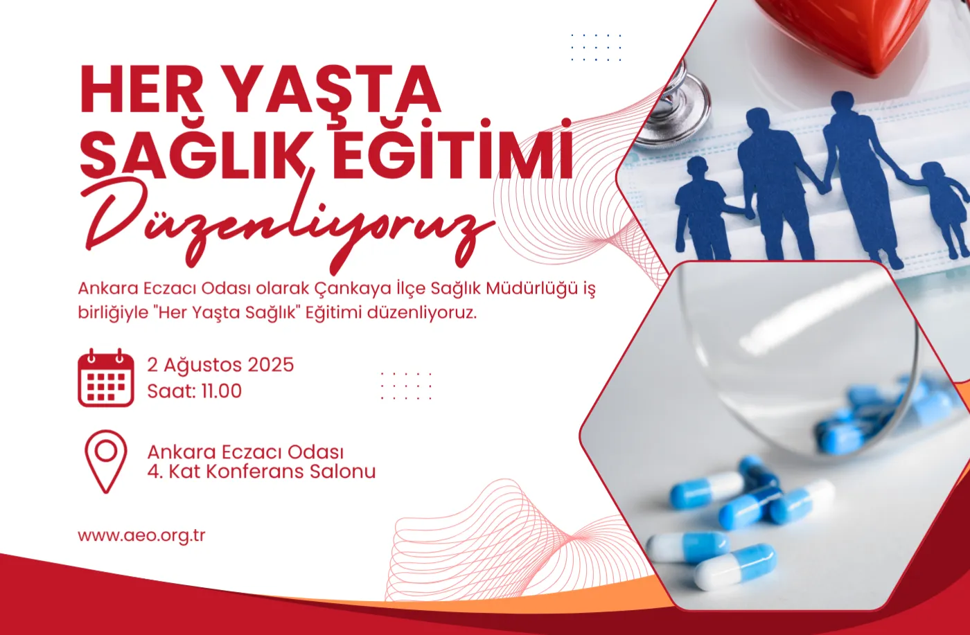 Her Yaşta Sağlık Eğitimi Düzenliyoruz