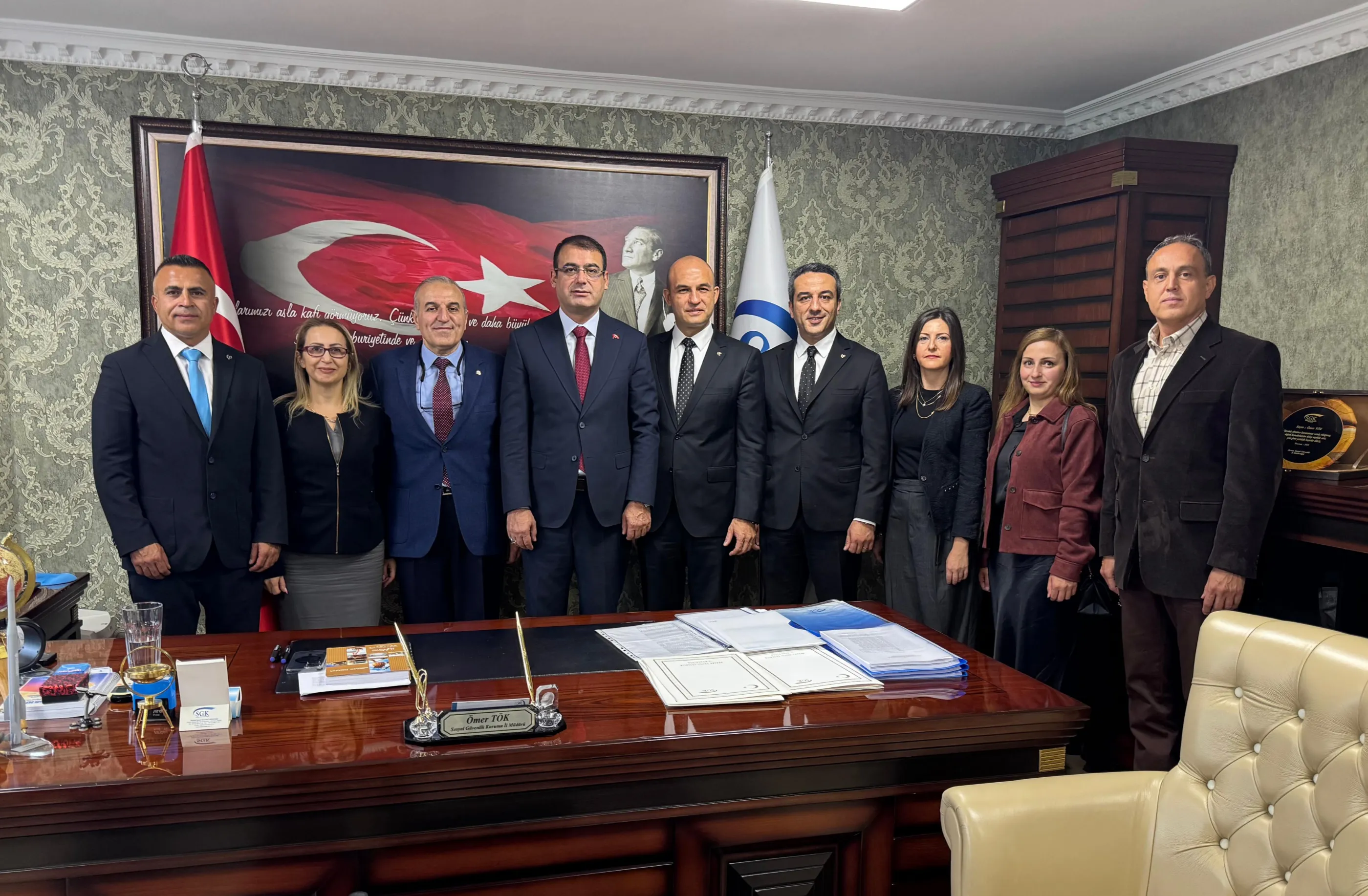 Oda Yöneticilerimiz SGK Ankara Sosyal Güvenlik İl Müdürlüğünü Ziyaret Etti