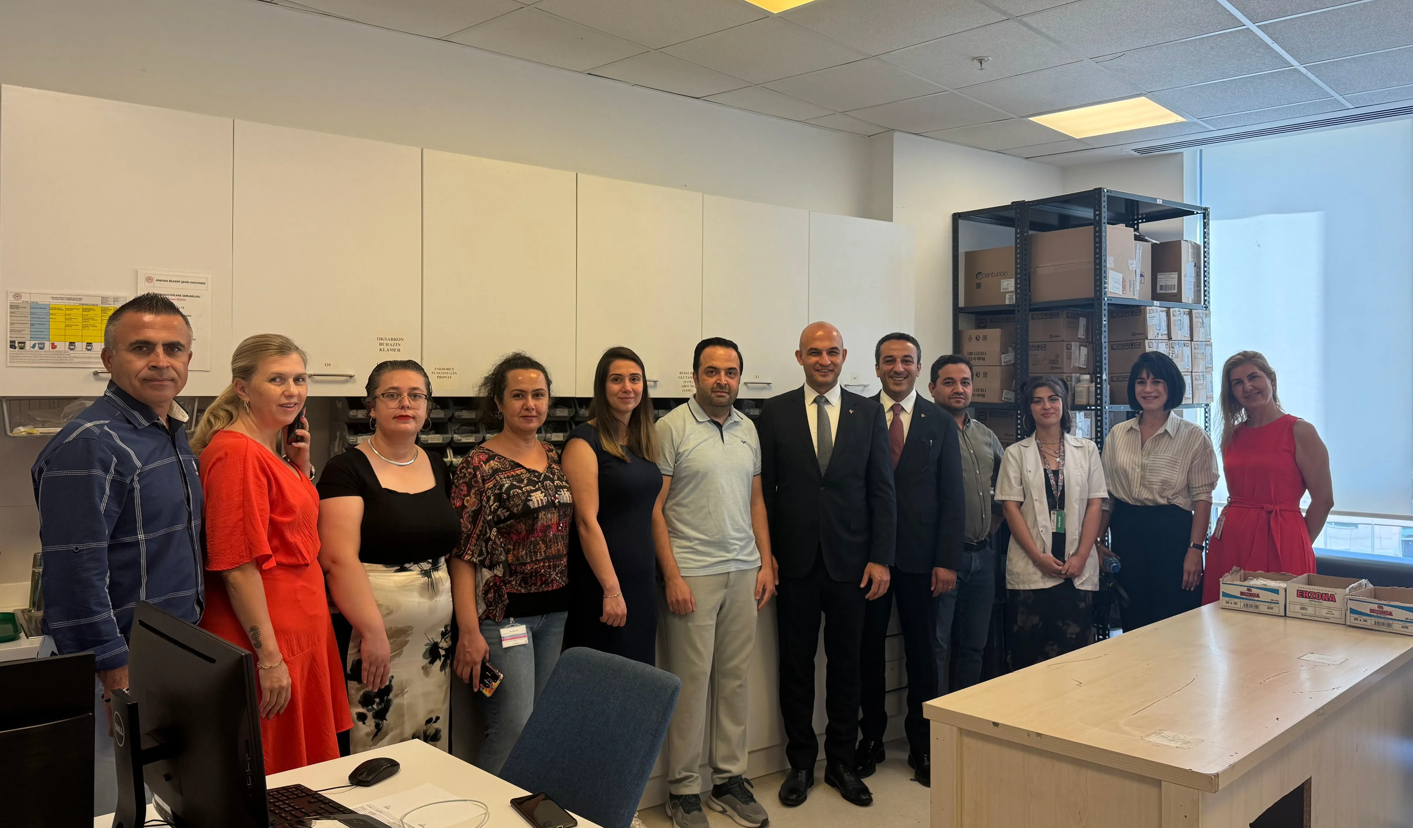 Oda Yöneticilerimiz Bilkent Şehir Hastanesi'ndeki Meslektaşlarımızla Bir Araya Geldi