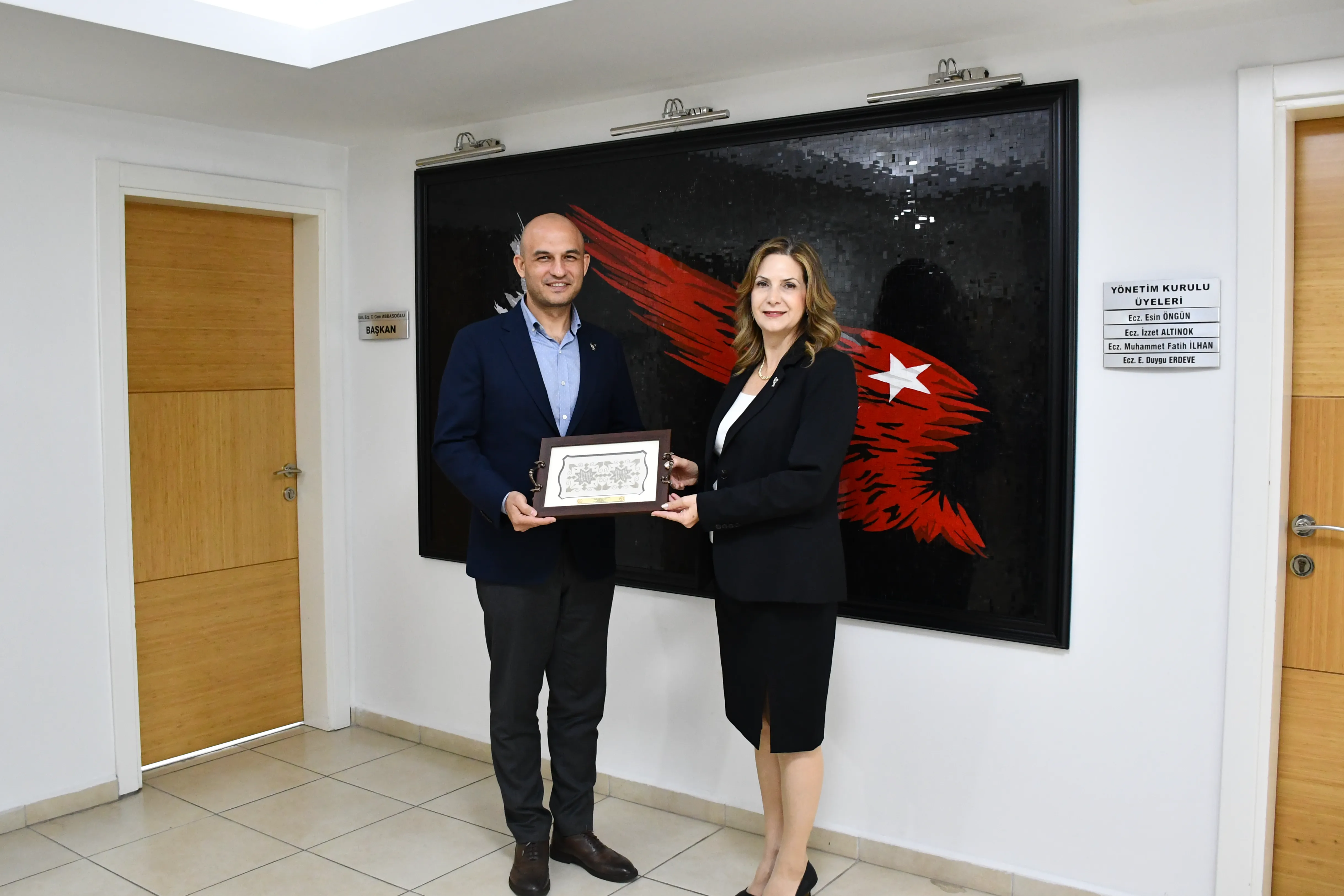 Kıbrıs Türk Eczacılar Birliği’nden Odamıza Ziyaret